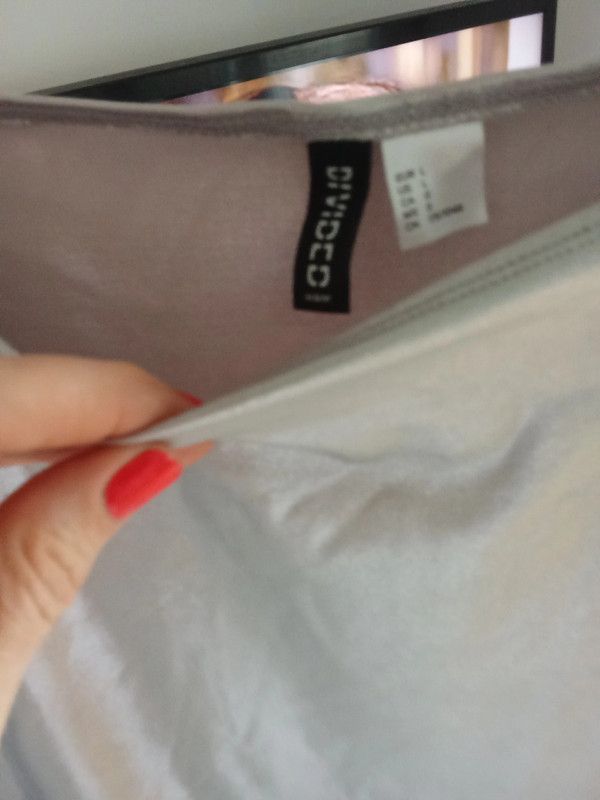 Top plata brilliante de h&m Divided, L.