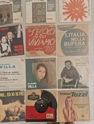 Collezione dischi 45 giri vintage