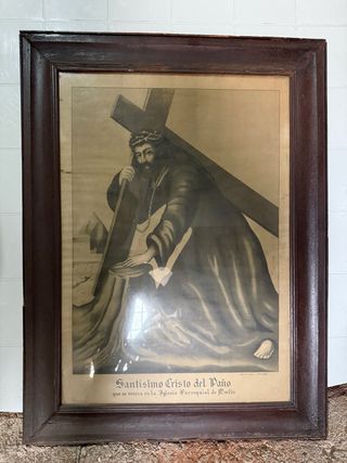 Litografía Cristo del Paño