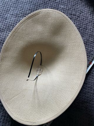 Pamela/tocado beige y rosa a estrenar