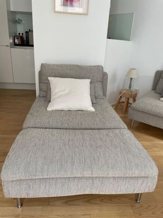 Sofá Soderhamn Ikea 3 asientos y chaiselongue