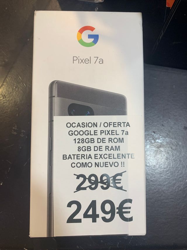 Google Pixel 7a 128GB 8GB RAM - En su caja