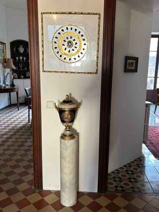 Cuadro lapislázuli y pan de oro