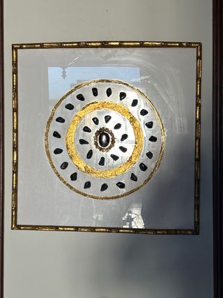 Cuadro lapislázuli y pan de oro