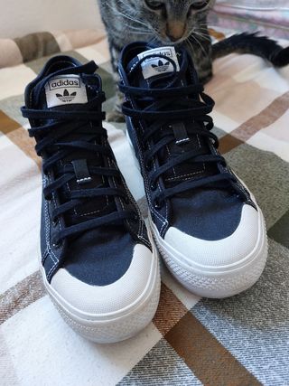 Adidas Zapatillas altas negras