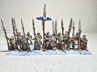 Lanceros Elfos Silvanos Warhammer 