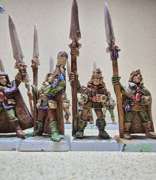 Lanceros Elfos Silvanos Warhammer 