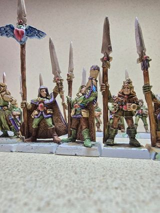 Lanceros Elfos Silvanos Warhammer 