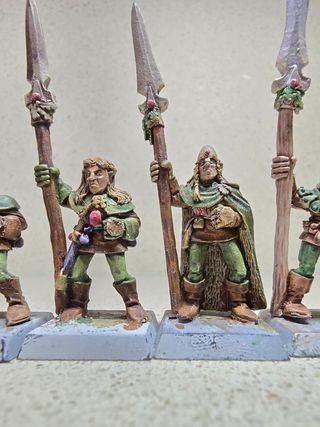 Lanceros Elfos Silvanos Warhammer 