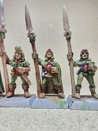 Lanceros Elfos Silvanos Warhammer 