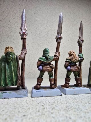 Lanceros Elfos Silvanos Warhammer 