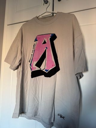 Camiseta Oversize Zara con Estampado