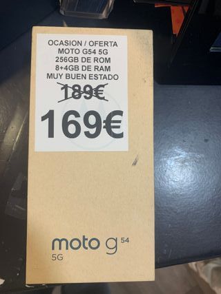 MOTOROLA G54 5G 256GB 12GB RAM - En su caja