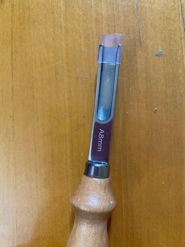 Taglierino Pelle 8mm - Strumento artigianale