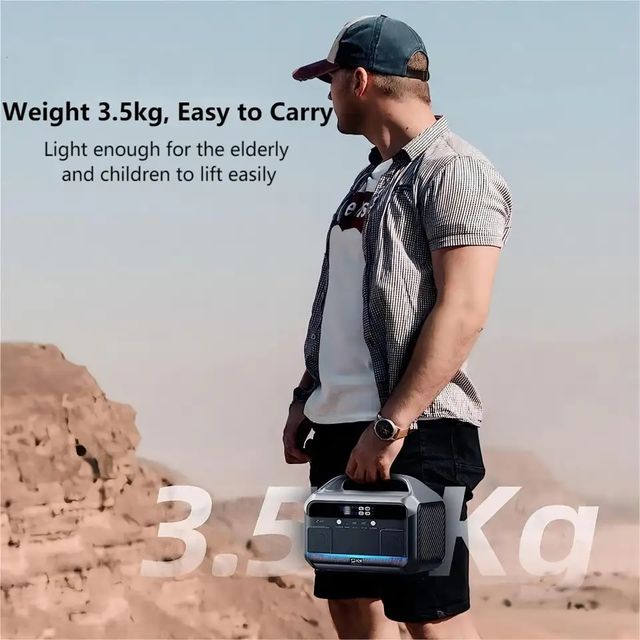 Estación Energía Portátil 300W con Batería LiFePO4