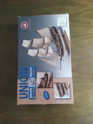 Maqueta Barco Bergantín Union