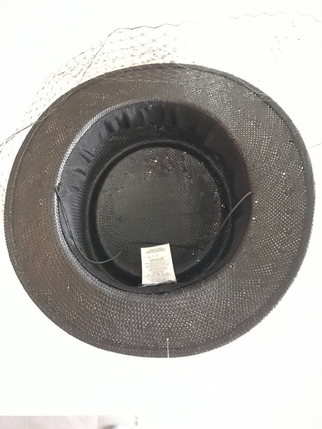 Tocado p/boda negro, nuevo