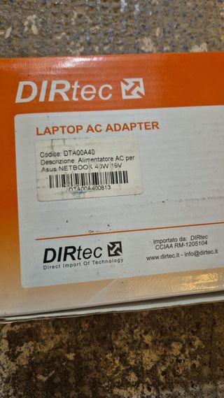 Alimentatore AC per ASUS netbook 40W 19V - nuovo