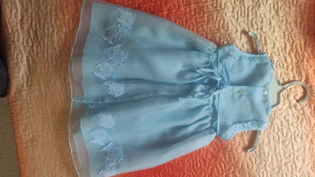 Vestidos niña - 2 preciosos vestidos azules