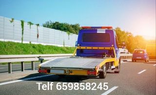 Grúa coche , transporte de vehículos portes grua