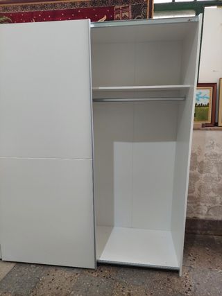 Armario 2 puertas correderas blanco nuevo