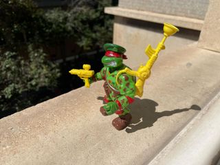 Figura tortugas ninja raphael militar 1991 tmnt 