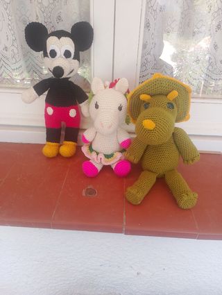 3 Muñecos Amigurumi Crochet
