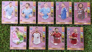 Lote 9 cromos World Cup FIFA 365 ADRENALYN XL