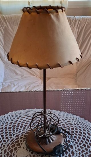 Lámpara mesita vintage