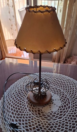 Lámpara mesita vintage