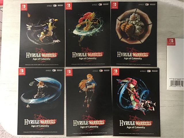 Set de postales zelda hyrule warriors