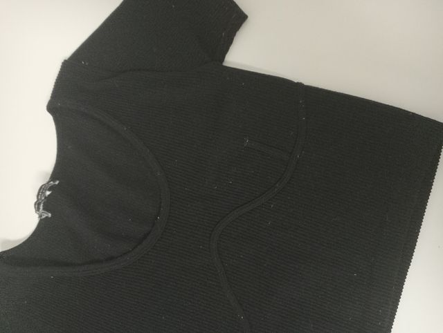 Top Zara negro talla XS