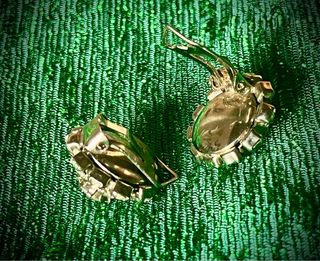 Orecchini Vintage Argento Brillanti.