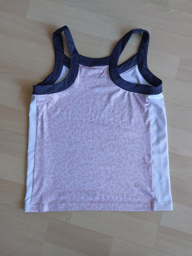 Camiseta tirantes niña leopardo