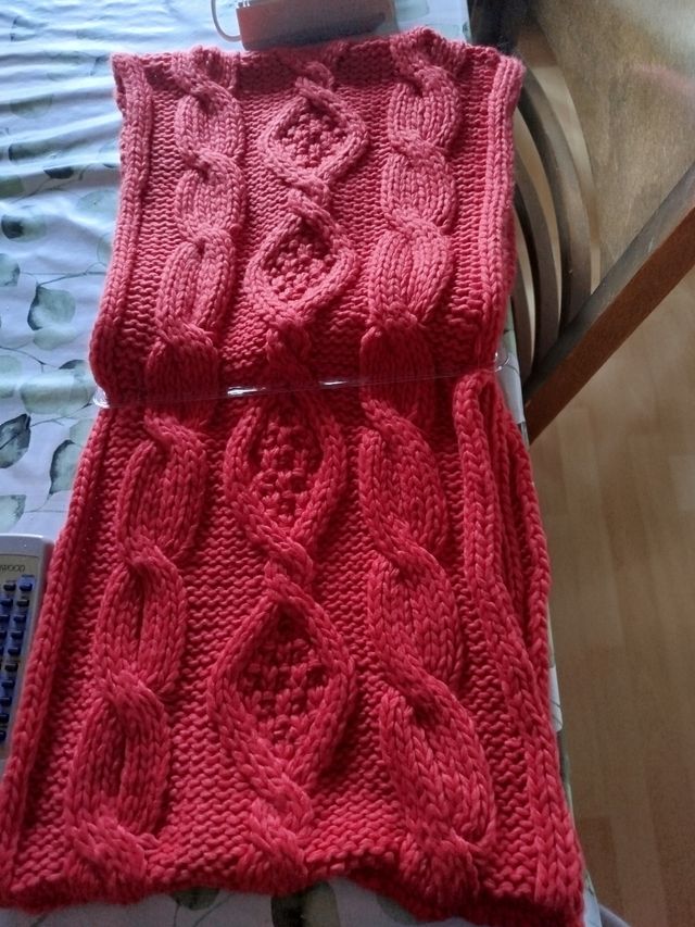 Bufanda doble , cerrada muy calentita