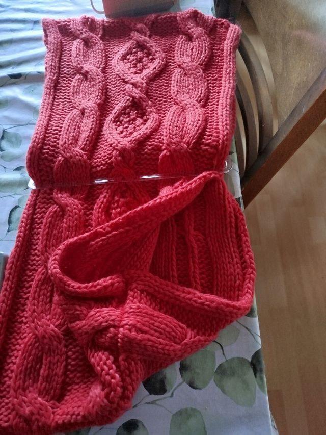 Bufanda doble , cerrada muy calentita