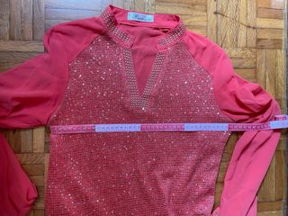Blusa Paccio roja c/lentejuelas - T4