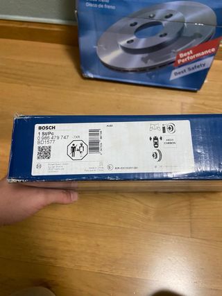 Discos de freno y pastillas bosch y brembo