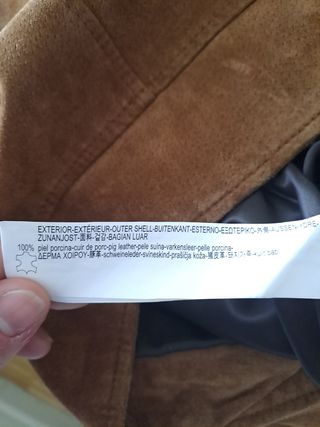 Chaqueta Cuero Zara