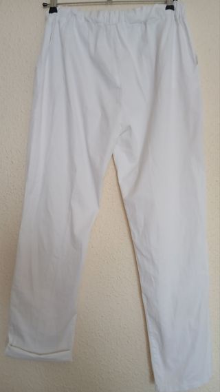 Pantalón blanco mujer - Casual