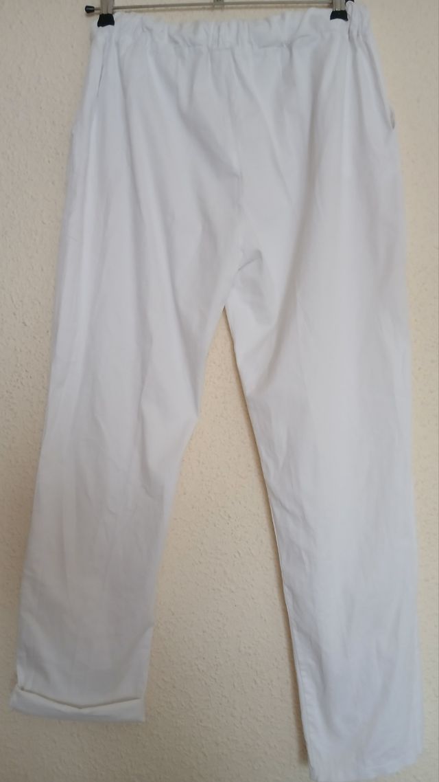 Pantalón blanco mujer - Casual