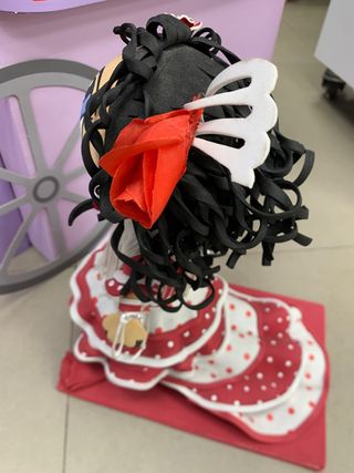 Muñeca fofucha flamenca