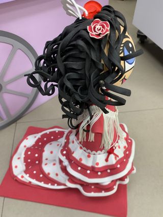Muñeca fofucha flamenca