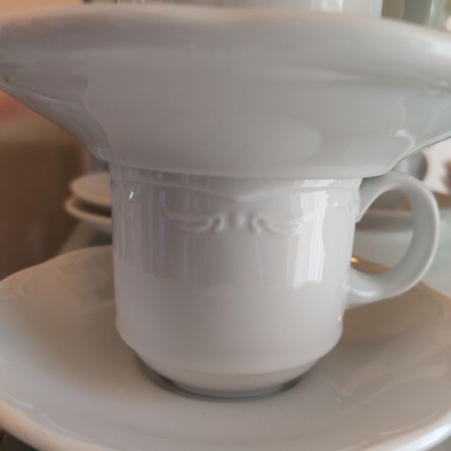 Tazas café blanca