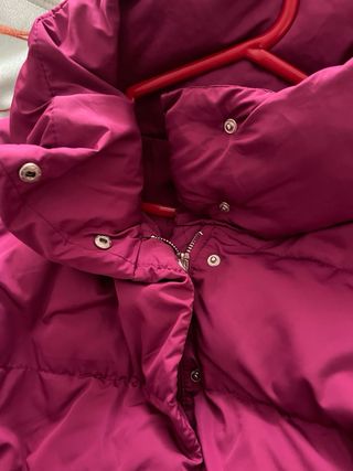 Abrigo plumífero rosa abrigo plumífero, rosa