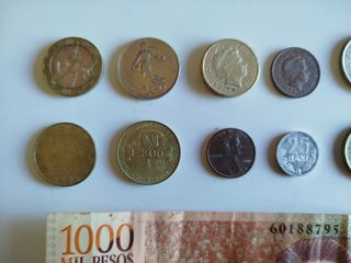 MONEDAS ANTIGUAS VARIOS PAISES