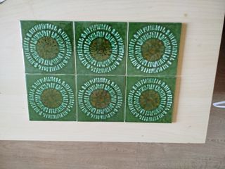 Azulejos vintage verdes