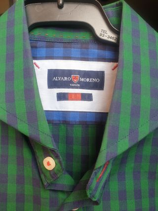 Camisa cuadros Álvaro Moreno