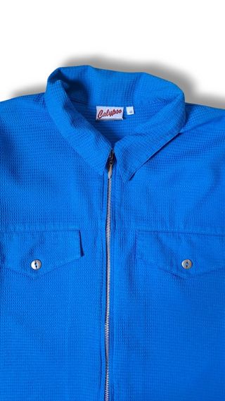 Camicia real vintage-zip-uomo-taglia 46