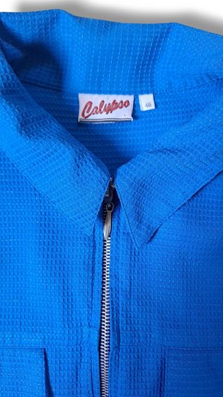 Camicia real vintage-zip-uomo-taglia 46